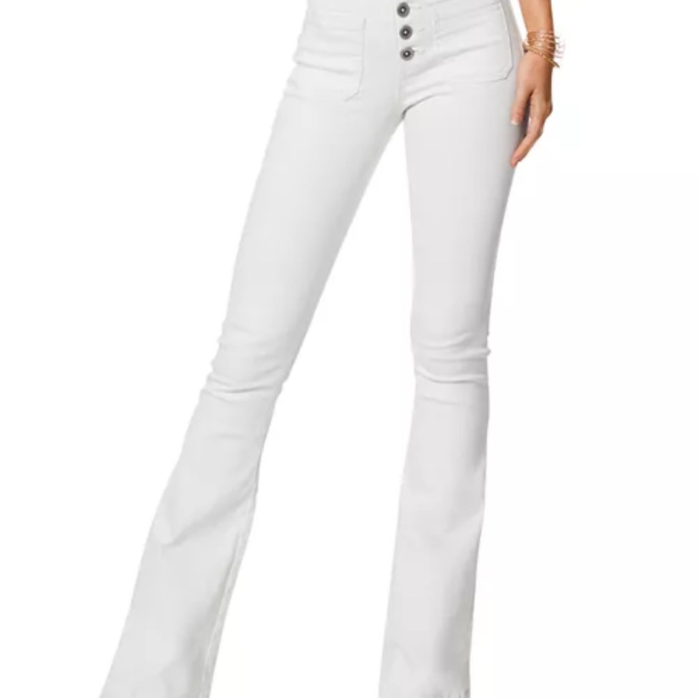 Ramy Brook white Button-Fly Pants - Picture 4 of 4